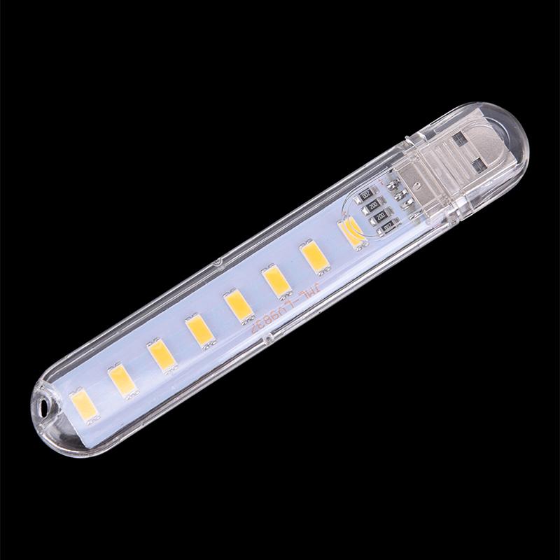 Mini Led Portable 5V 8 Led Usb Lighting Computer Mobile Power Lamp Night Light