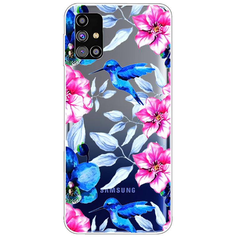Clear Soft Cover for Samsung A31 A41 A51 A71 Case TPU Transparent Lovely Fashion Cases for Galaxy A71 Silicone Bumper Cat