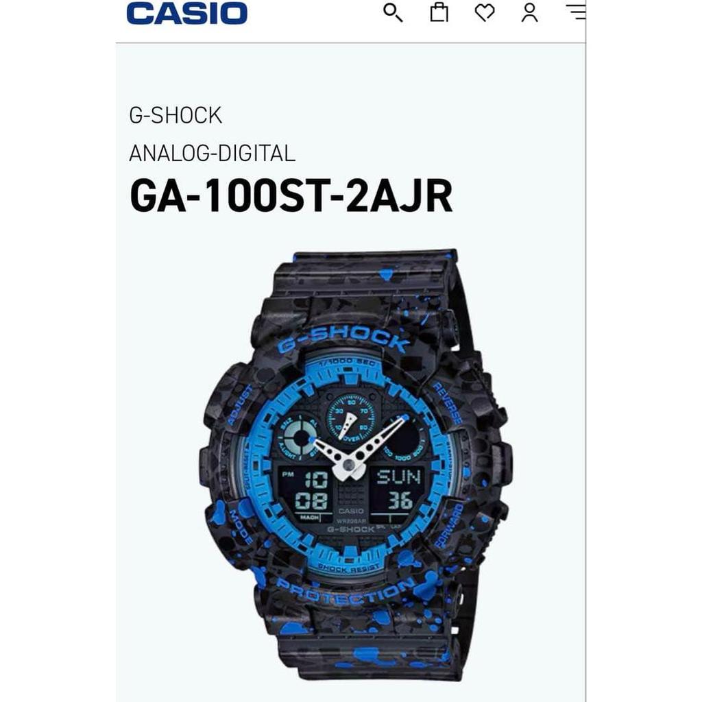 Б/у Ограниченная модель CASIO G-SHOCK GA-100ST Сотрудничество STASH Б/у Отличное состояние