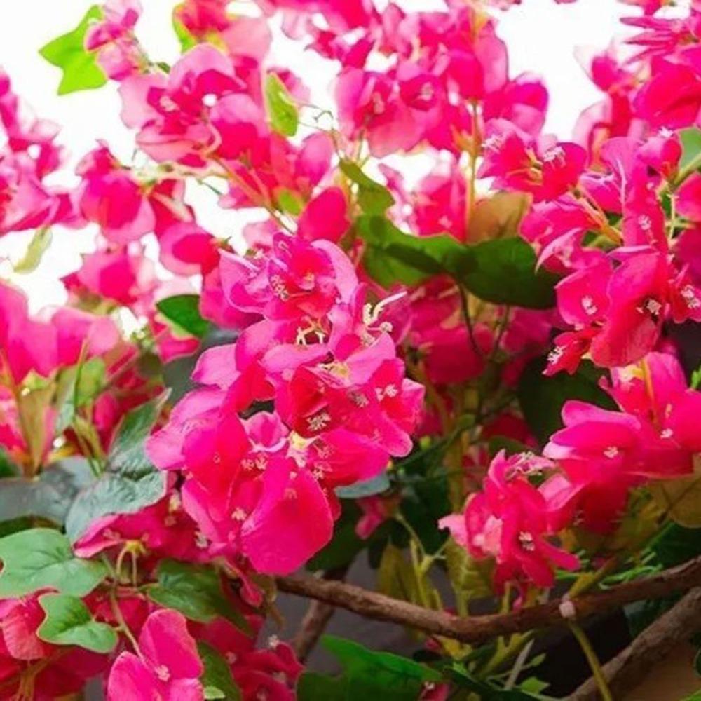 Silk Flowe Silk Artificial Bougainvillea Branches Party Tabletop Decorative Bouquet