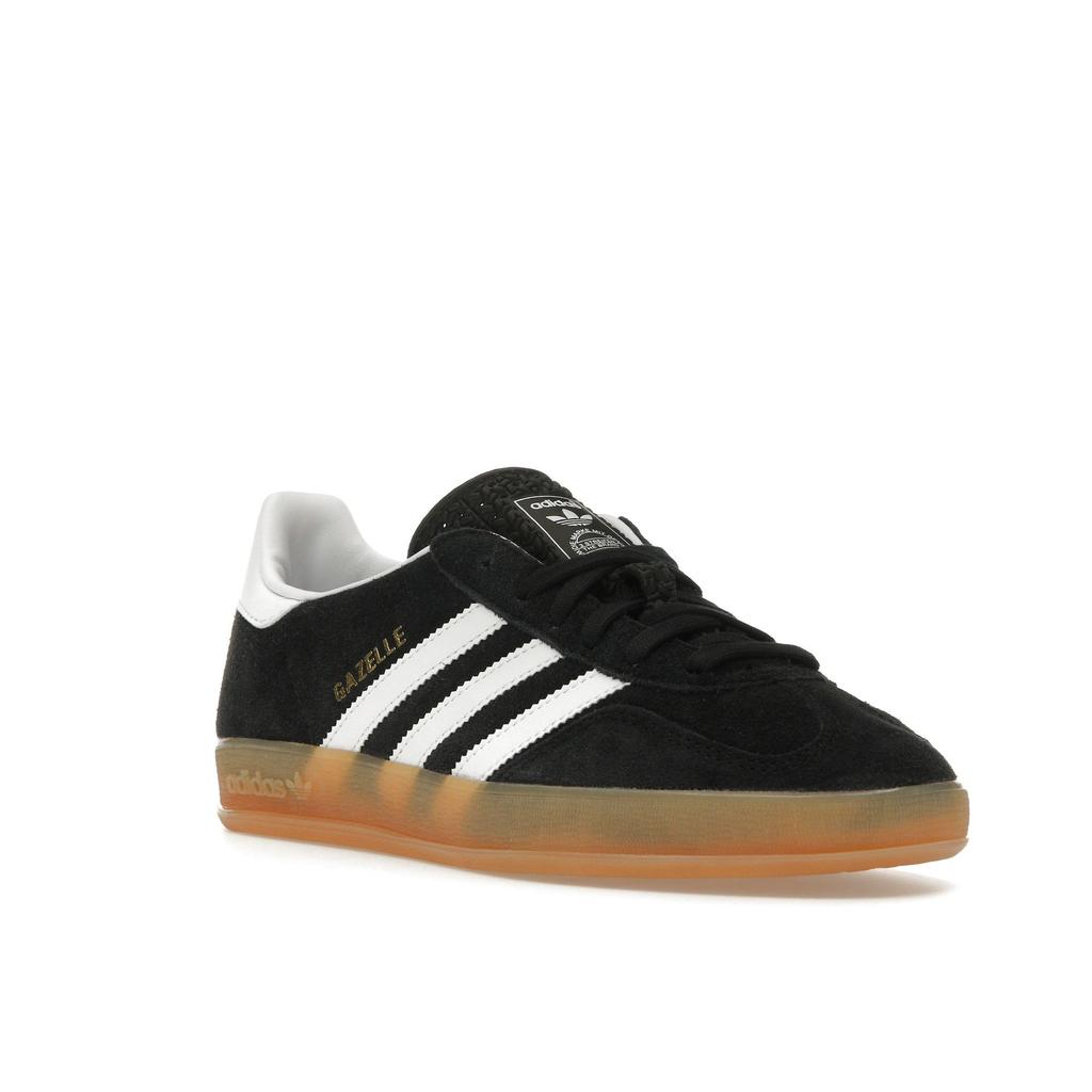 Adidas Gazelle Indoor Black White Gum Unisex Sneakers Core-Black Cloud-White JI2060
