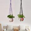 Plant Hanger Handmade Cotton Plant Holder Garden Decoration Outdoor Home Decorations Hanging Basket Flower Pots