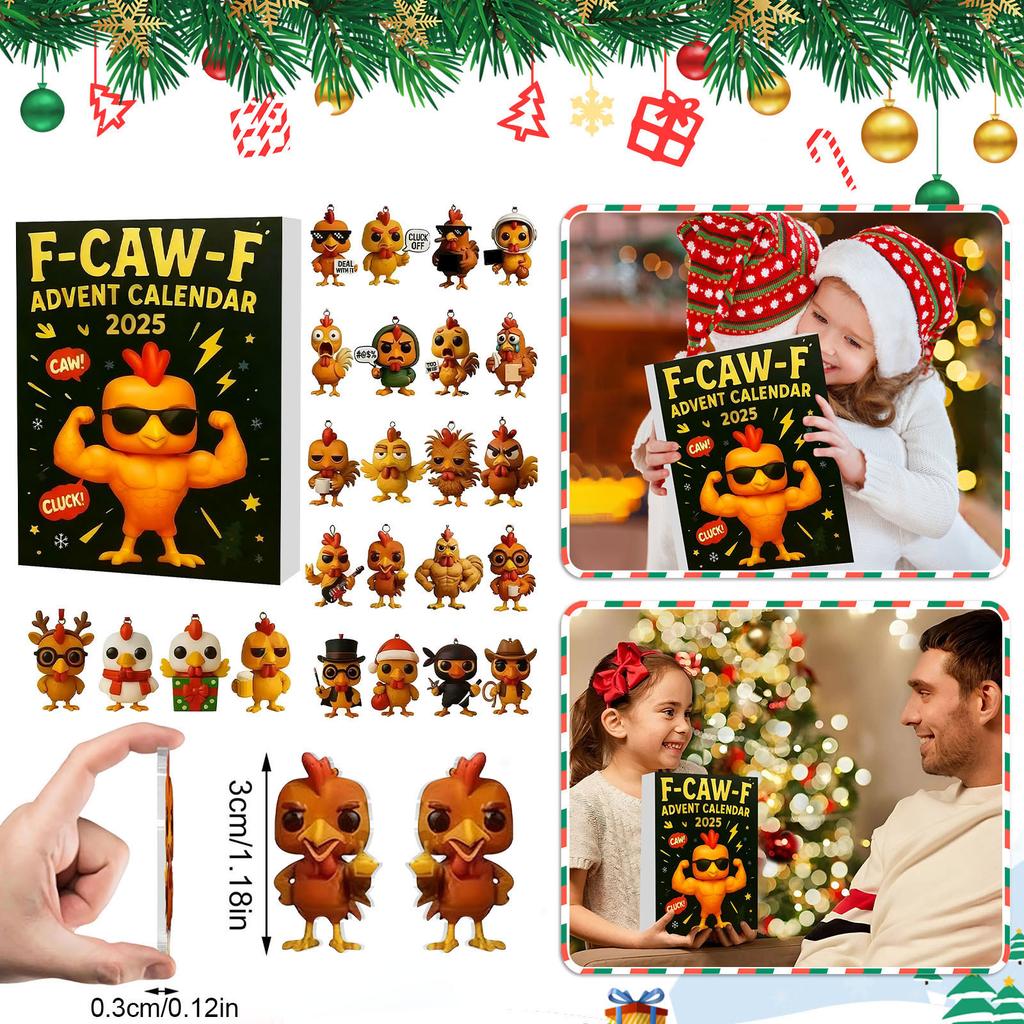 Advent Calendar Contains 24 Gifts, Cute Figures Doll Advent Calendar, Countdown Calendar With Surprise Toys, Collectible Figures Gift For Kids