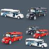 Inertial Police Bus Toy With Light And Sound Effects For Kids Educational Play