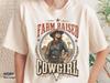 Farm Raised Cowgirl T-Shirt | Western Cowgirl Graphic Tee
