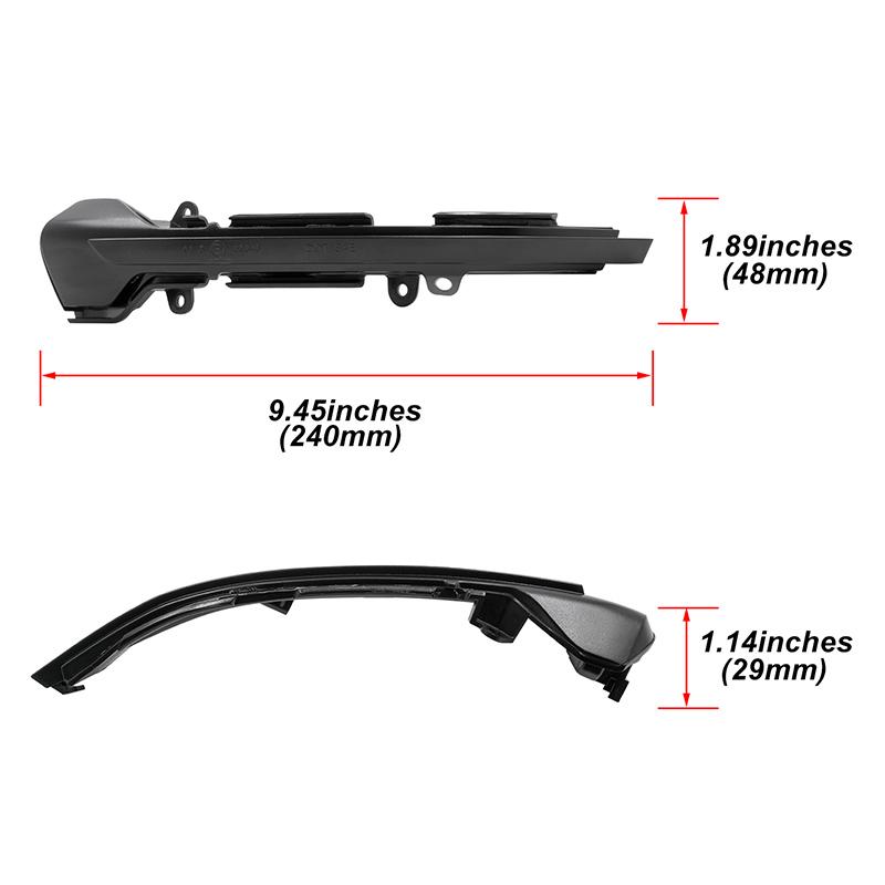 For Seat Leon III 5F 2013- Ibiza KJ 2018- Arona 2017- Smoked Dynamic Led Rearview Side Mirror Blinkers Lights Turn Signal Lamp