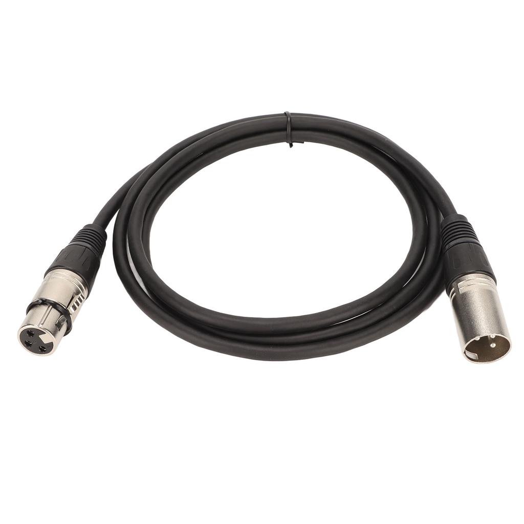 XLR Stecker auf Buchse Mikrofonkabel 1,5 Meter Plug and Play Klarer HiFi-Sound Kabel für KTV-Lautsprecher Heimkinos