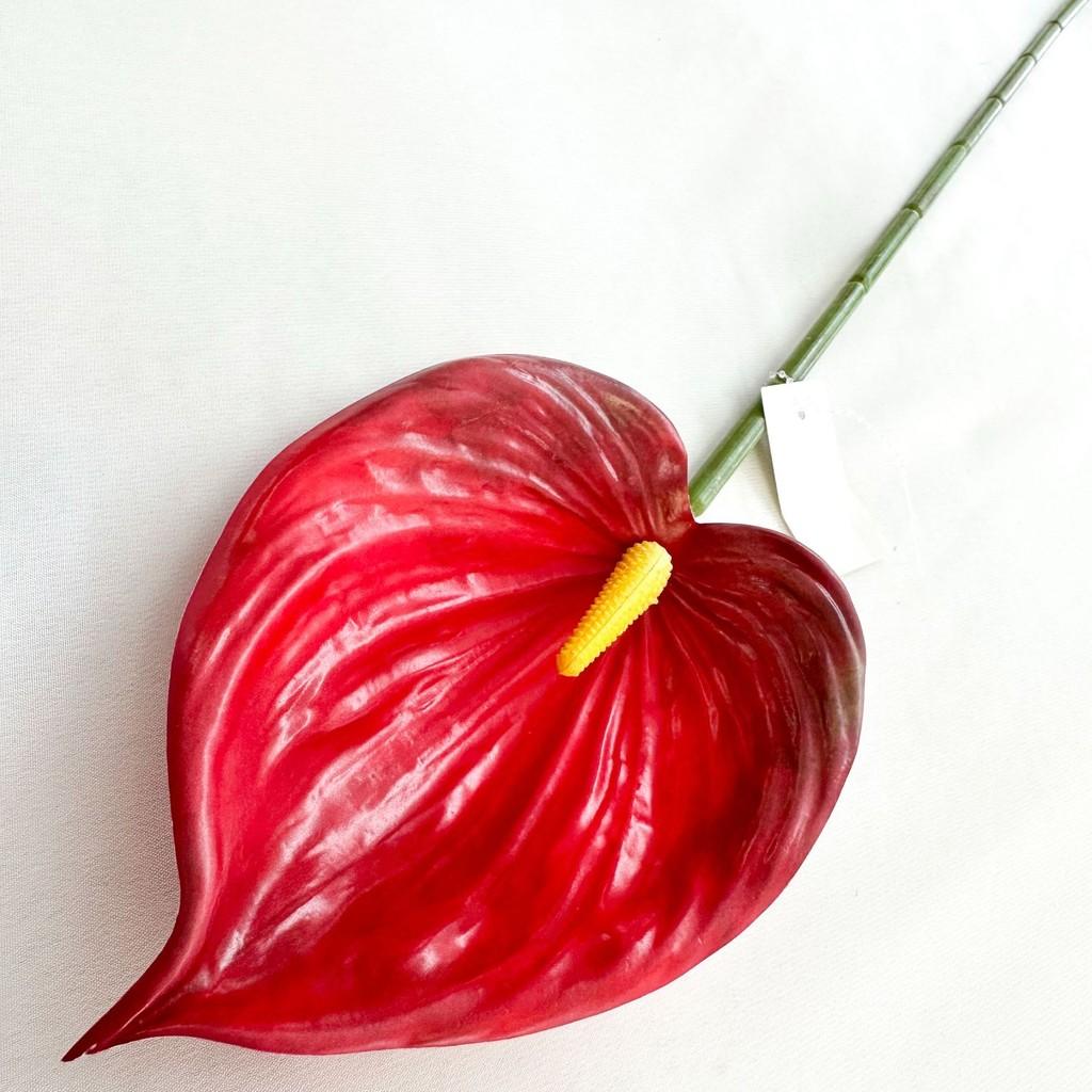 Plants Anthurium Simulated Wedding Hotel Restaurant Decoration Desktop Ornament