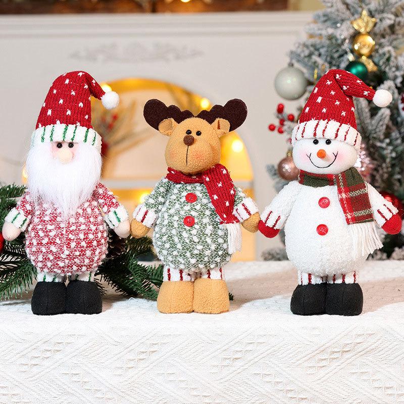 Elk Doll Personalized Decorative Light Up Doll Santa Claus Doll Magical Christmas Decorations For Diy Christmas