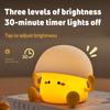 Egg Yolk Silicone Night Light LED Squishy Novelty Egg Lamp 3 Levels of Brightness Lamb for Kids Cute Decoration Fun Cartoon Gift