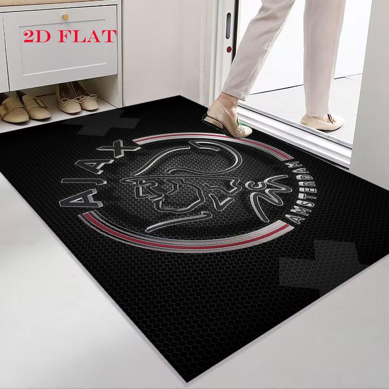 Tappeto AFC Ajax per Soggiorno Camera da Letto Casa Decorazione Divano, Tappetino Antiscivolo per Giochi Bambini