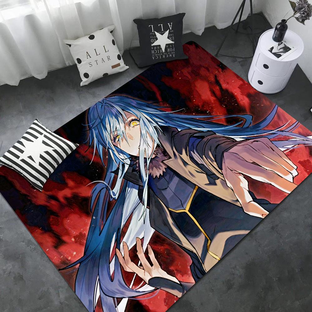 Ich wurde als Schleim wiedergeboren Anime Bodenteppich Nordischer Stil Heim Fußmatte Badezimmer-WC Matten Schlafzimmer Hotel Dekor Matte