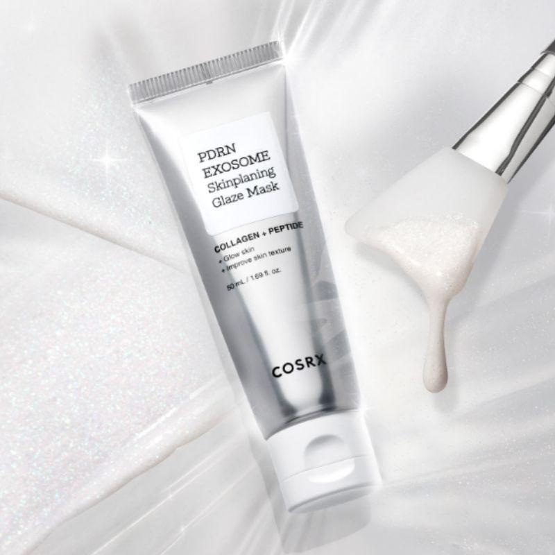 COSRX PDRN Exosome Skin-Planning Glaze Mask 50ml Glow Boosting Korean Facial Mask for Hydrating Radiant Skin