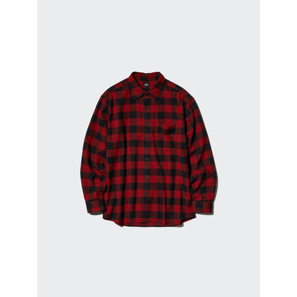 Uniqlo Flannel Check Shirt  LonG Sleeve  G
