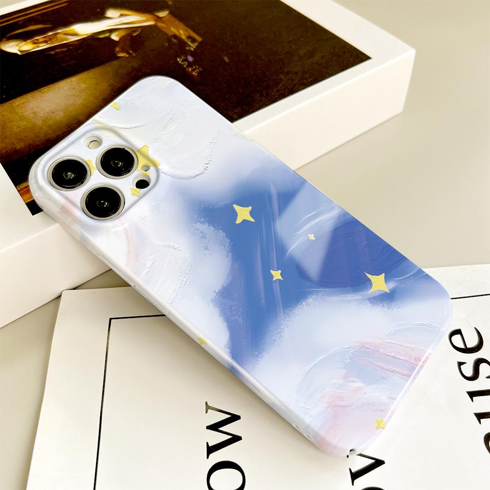 All-inclusive Film Phone Case Cartoon Pattern Design Hard Shell Full Cover Camera Shockproof Protection Case