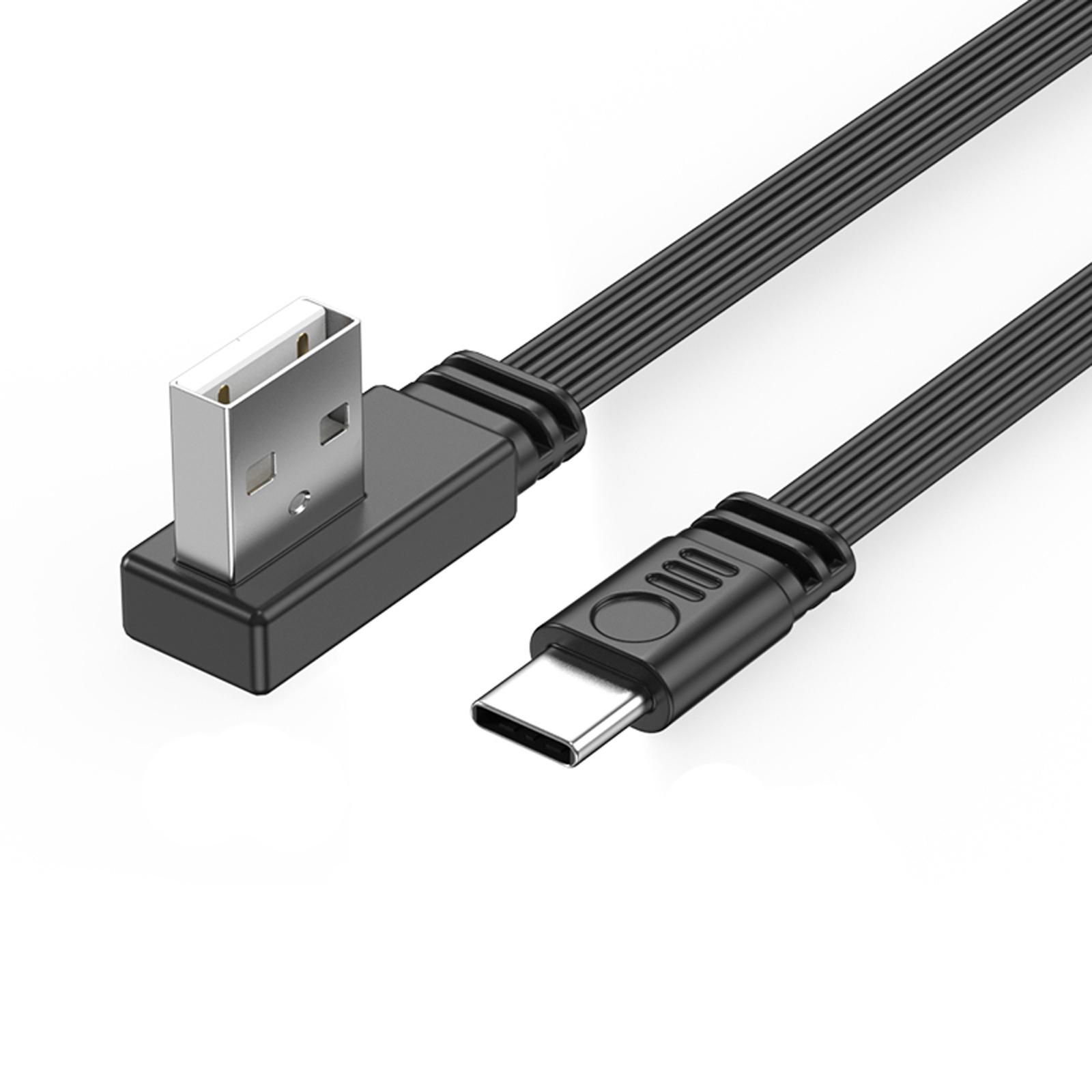 

Високошвидкісний кабель для передачі даних USB - USB C 2A Швидка зарядка 480 Мбіт/с Синхронізація Кутові/Прямі роз єми Гнучкий зарядний кабель 30