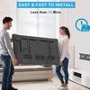 TV Wall Mount Fixed for Most 32-70 Inch Universal Tilt Low Profile Flat Stand VESA 600x400mm 88 LBS Angle Adjustment -5~+15°