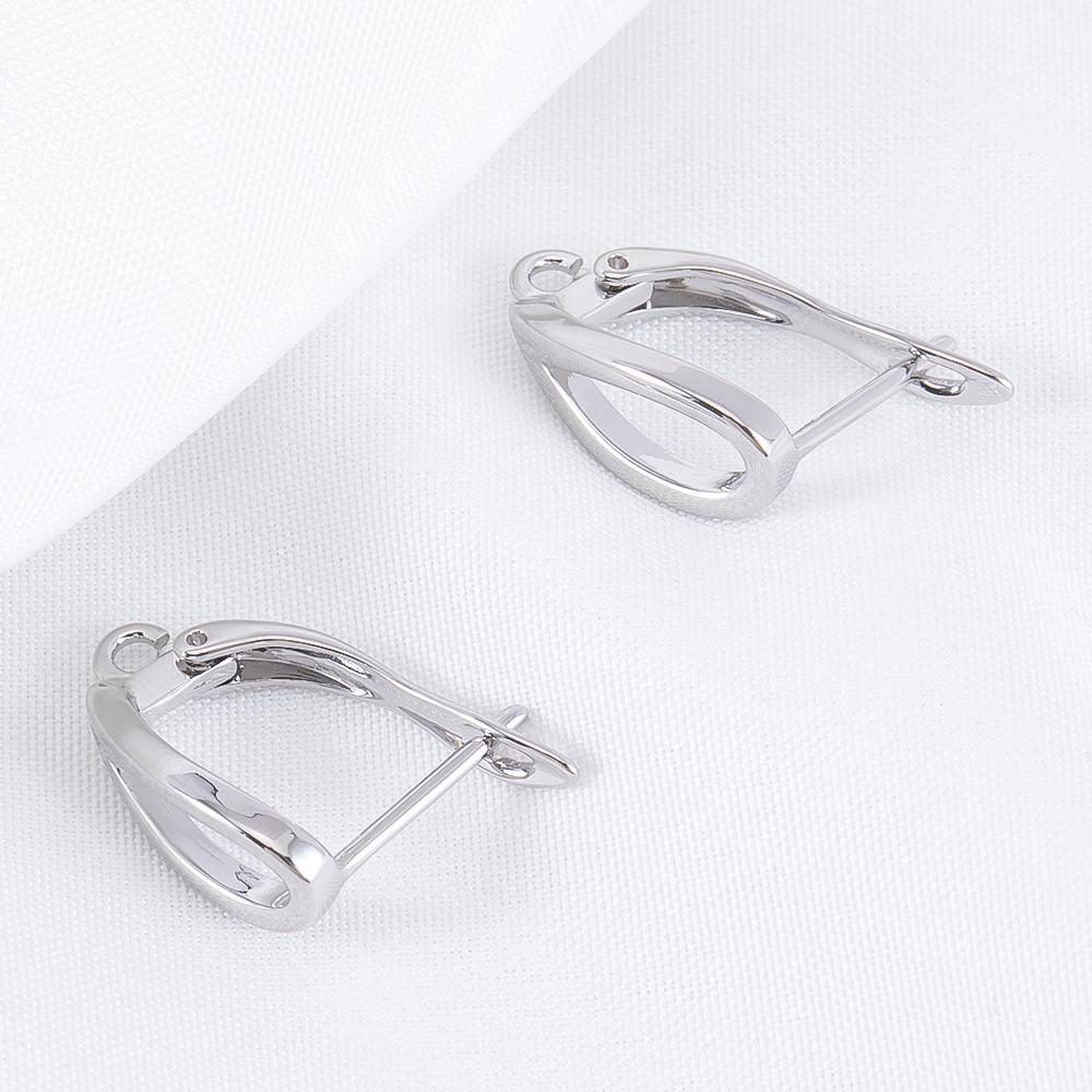 

Classic U Shape Hoop Earrings Base Accessories for Jewelry Making Copper Earring Hooks With Hole Ear Jewellery Making Supplies 1pair 13x19mm