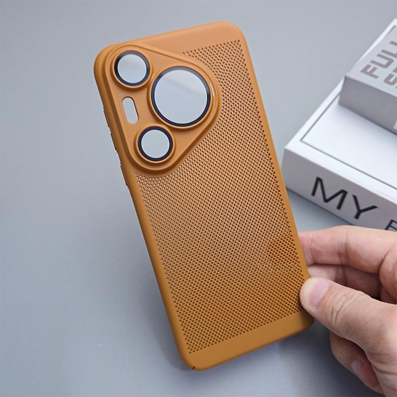 Huawei Pura 80 70 Ultra P80 P70 P60 P50 Pro P60Art P50E P40 Glass Lens Protection Cover Cooling Heat Dissipation Phone Case