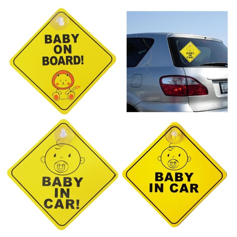 Baby On Boards Car Stickers Waterproof Baby On Boards Decal not  Magnetic Baby Sign Car Decal for Maximums Road Safety