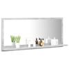 VidaXL Bathroom Mirror Makeup Mirror Wall Mirror Decoration Decorative Mirror Home Interior Concrete Grey 804584