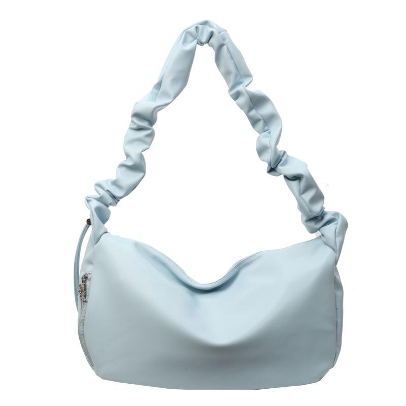 Premium Pleated Cloud Bag Women's 2025 New Trendy Fashion Dumpling Bag Large Capacity Commuter Shoulder Messenger Bag