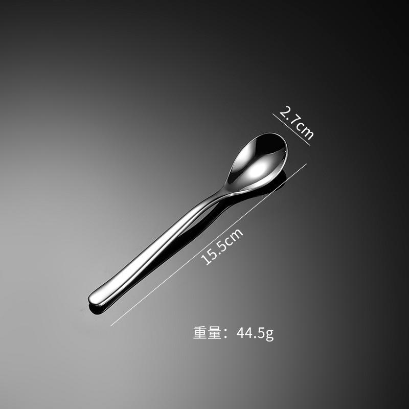 304 Stainless Steel Moonlight Knife, Fork and Spoon Tableware Set, Heavy Western Tableware Dessert Spoon Gift Set