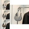 Chic Retro Crescent Bag For Women Stylish Pu Shoulder Bag In Leopard Zebra Cow Print
