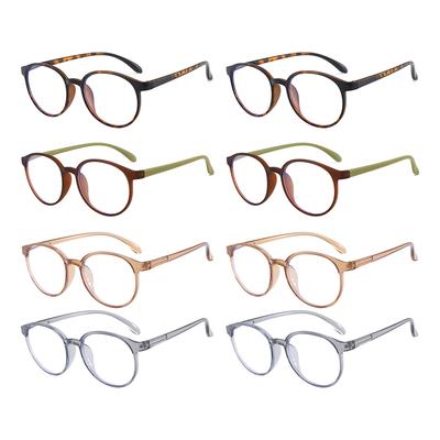 0~4.0 Popular Reading Glasses Unlimited Anti Blue Light Protective Glasses Color Blocking/solid Color Style Presbyopia Glasses