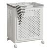 Clothes Hamper With Wheels Foldable Wheeled Laundry Basket 36x47cm/14x18 Inches Large Clothes Hamper Wheeled Laundry Basket For