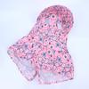 Floral Print Sun Hat for Maximum UV Protection with Face and Neck Flap for Outdoor Adventures