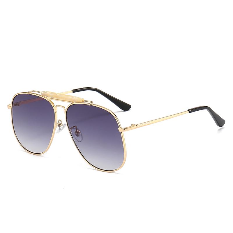 European-American Metal Double Bridge Women s Fashion Sunglasses - Style 2321