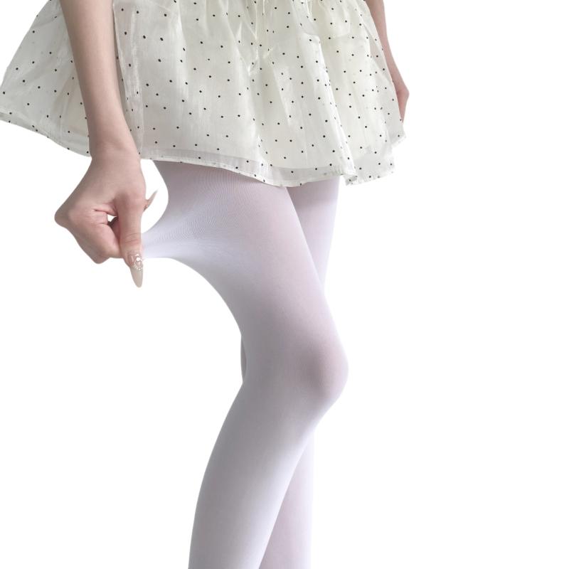 New Spring Women's 80D Denier Velvet Opaque Tights Ladies Colorful Tights Stretch Pantyhose Dressing Dopamine Colors