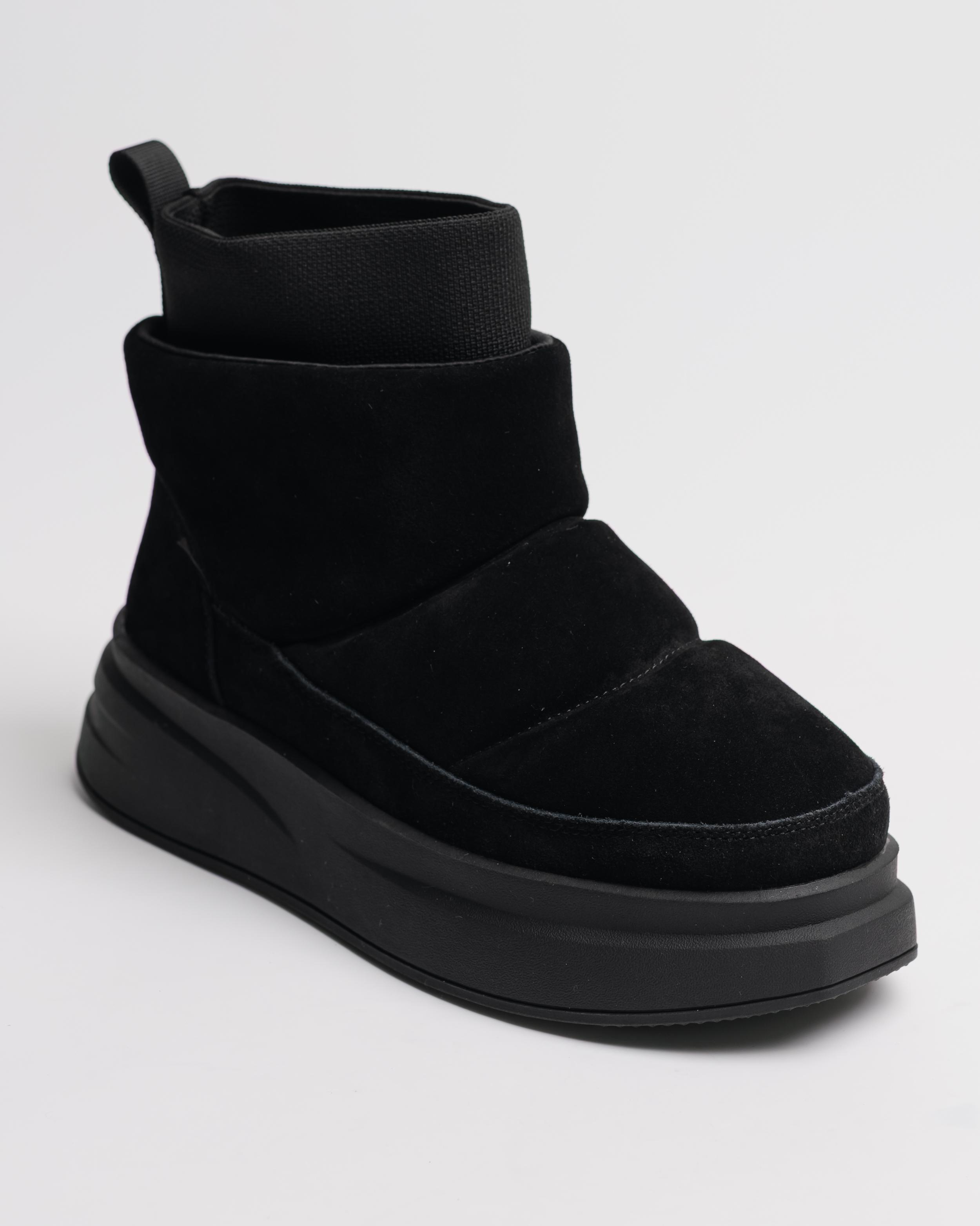 

Uggs with sock Melanda 88719 36 black suede wool 41 чорний