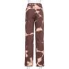 Spring 2022 Womens Fashion High Waist Y2k Aesthetic Print Women's Wide Leg Jeans Baggy Woman Cargo Pants Jean Mom Jeans Trousers