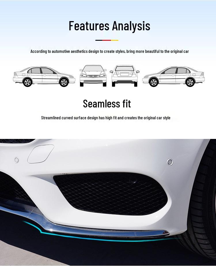 Mercedes-Benz W207 E200/E260/E320/E400 Front Bumper Trim & Anti-Collision Strip