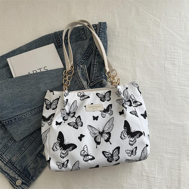 Trendy Casual Commuter Tote Bag For Women 2024 New Korean Fashion Stylish Shoulder Bags