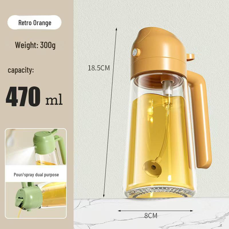 Large Capacity Glass Atomizing Oil Dispenser