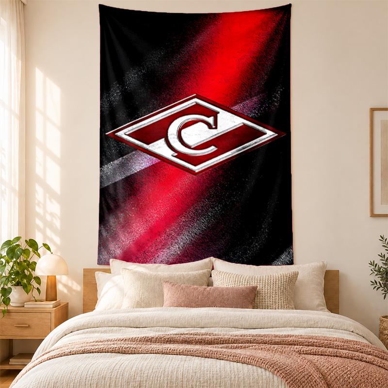 FC Spartak Moscow Tapestry Highquality for Decorating Living Room Bedroom Dorm Walls Ideal As Bedroom Wallart Orholiday Gift