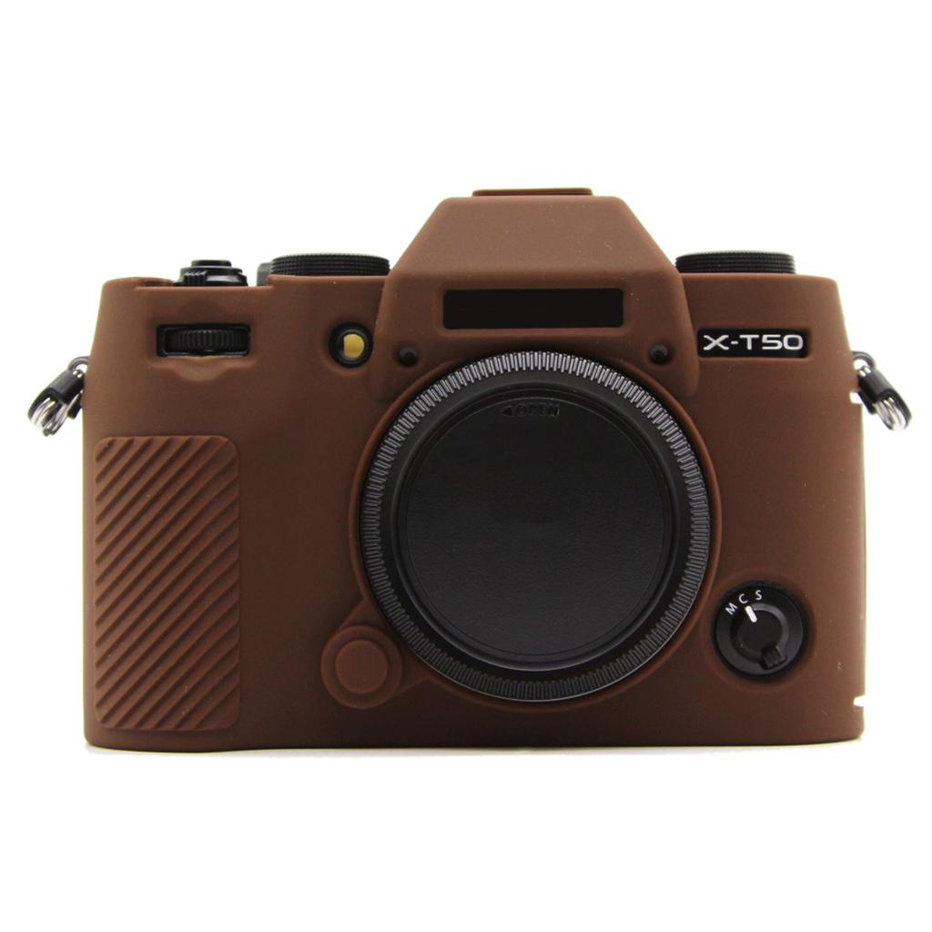 For Fujifilm X-T50 Silicone Case Anti-Scratch Camera Protective Cover, Glossy