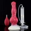 Realistic Canine Knot Dildo & Squirting G-Spot Stimulator - Strong Vibration Adult Sex Toys for Men Women