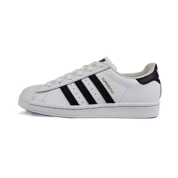 Adidas Originals SUPERSTAR Leather Slip Resistant Low top Skateboard Shoes Unisex White EG4958(Team183-)