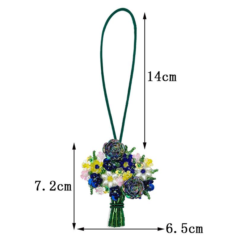 Flower Plants Bag Accessories Pendant Patches For Clothing Diy Sew On Beaded Applique Bag Charm Bordados Para Bag Clothing