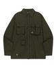 Brown Bless Multi Pocket Utility Shirts - Khaki