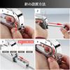 GRHONC 4-in-1 Stapler with 800 Needles, Multi-Function Stapler Gun, Hand Stapler, for DIY, Woodworking, and Furniture (Tucker + 800 Needles)