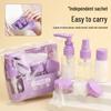 7-Piece Leak-Proof Refillable Bottle Set - Portable Spray & Lotion Containers for Travel & Business Trips
