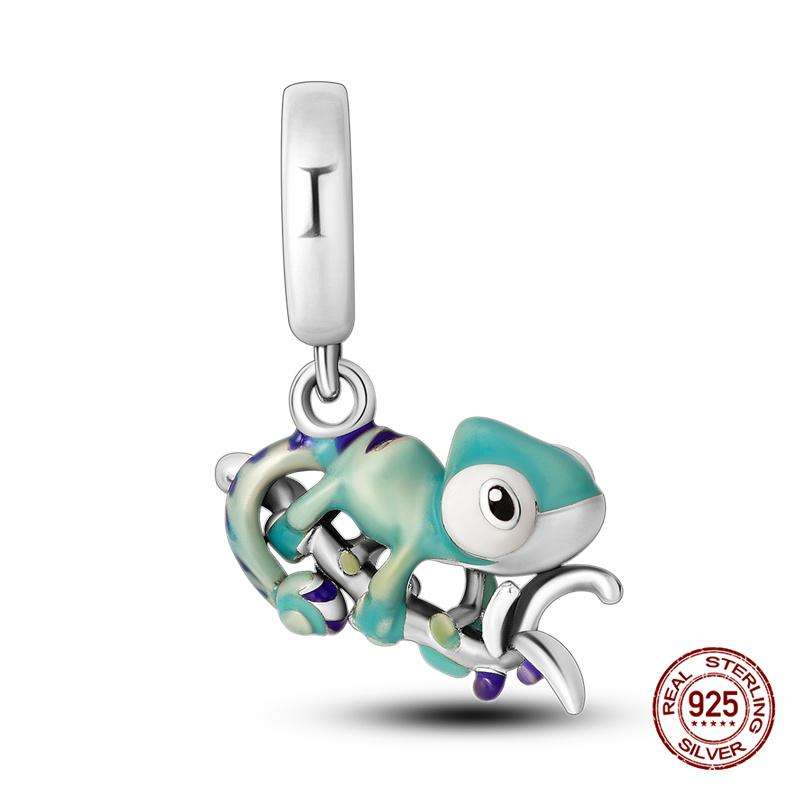 New In Charms Copper Gold Chameleon & Two-Toned Turtle Charms Beads Fits 3Mm Original Bracelet Womens Diy Fine Jewelry Gifts