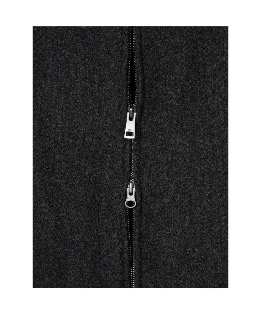 Shift.G Wool Blended Overfit Blouson Ash