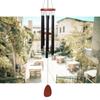 Campanella a Vento da Esterno 37" Campanelle a Vento in Metallo con 6 Tubi in Alluminio Spessorati e Gancio per Giardino Cortile Patio Decorazione Casa