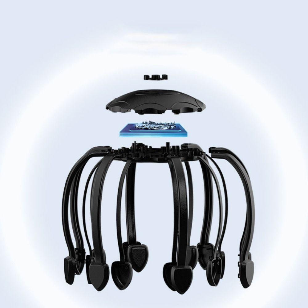 5 Modes Octopus Claw Head Massager Type-C Head Scratcher Creative Scalp Massager  Relaxation